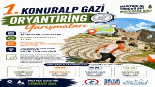 1. Konuralp Gazi oryantiring yarışması başlıyor