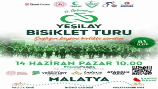 13. Geleneksel Yeşilay Bisiklet Turu 14 Haziranda düzenlenecek