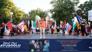 20. Uluslararası Halk Dansları Festivali kortejle başladı