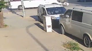 9 kişinin yaralandığı kazanın güvenlik kamerası görüntüleri ortaya çıktı