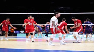 A Milli Erkek Voleybol Takımı, Fransayı 3-0 mağlup etti