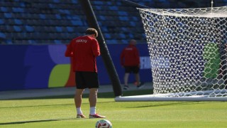 A Milli Futbol Takımı, ABD maçı hazırlıklarını tamamladı