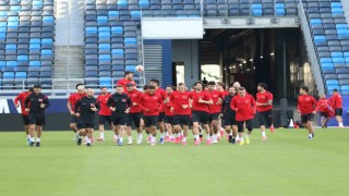 A Milli Futbol Takımı, Los Angelestaki ilk antrenmanını yaptı
