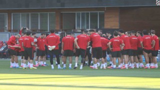 A Milli Futbol Takımı, Paraguay maçı hazırlıklarını tamamladı
