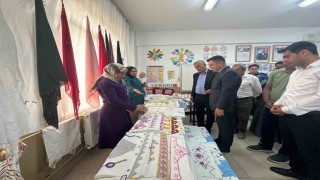 Adaklıda el emeği ürünler görücüye çıktı
