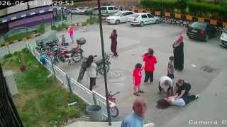 Adanada 12. kattan düşen kız çocuğu hayata tutundu: Düşme anı kamerada