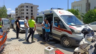 Adıyamanda motosiklet devrildi: 2 yaralı