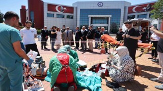 ADÜde tatbikat başarıyla yapıldı