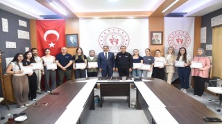 AFAD gönüllüsü öğrenciler ilk yardım belgelerini aldı