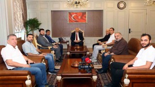 AGAD yönetiminden Vali Abdullah Küçüke hayırlı olsun ziyareti