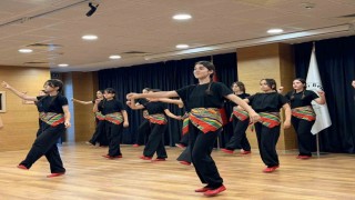 Akrobasi gösterisi büyük beğeni topladı
