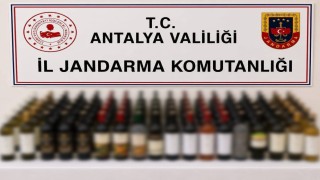Alanyada 108 litre kaçak alkol ele geçirildi