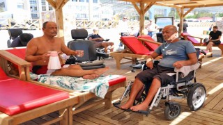 Alanya'da vatandaşların gözdesi halk plajları