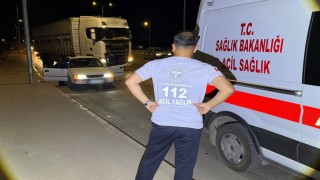 Aldığı maddenin etkisiyle baygın bulunan sürücü ekipleri harekete geçirdi