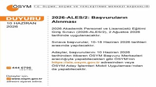 ALES başvuruları başladı