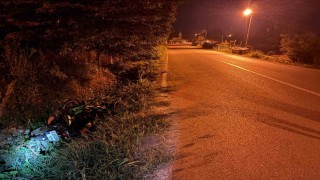 Alkollü motosiklet sürücüsü kaza yaptı: Hayati tehlikesi bulunuyor