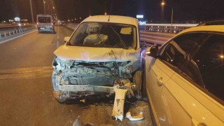 Alkollü sürücünün kullandığı araç önündeki araca arkadan çarptı: 3 yaralı