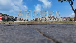 Amasraya ışıklı tabela