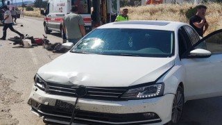 Amasya'da otomobille çarpışan motosikletli hayatını kaybetti