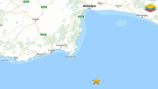 Antalyada 3.5 büyüklüğünde deprem