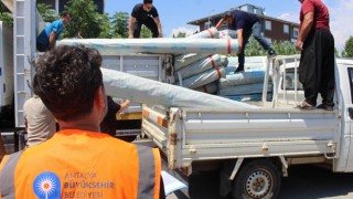 Antalya’da Gazipaşalı Üreticilere Sera Naylonu Desteği