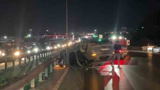 Arnavutköyde zincirleme kaza: 1 yaralı