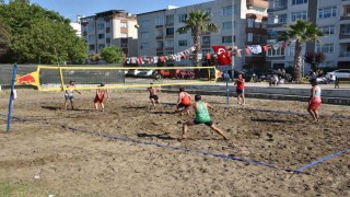 Atakumda plaj voleybolu heyecanı yaşandı