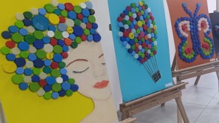 Atıkları sanat eserine dönüştürdüler