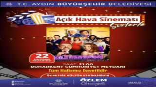 Aydın Büyükşehir Belediyesi vatandaşları açık hava sineması etkinlikleri ile buluşturacak