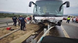 Aydın-Denizli otoyolunda feci kaza: 1i ağır 20 yaralı