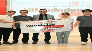 Aydın Fen Lisesi il birincisi oldu