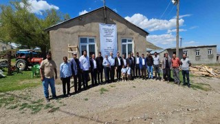 Aydınlarda taziye evi ve caminin temeli dualarla atıldı