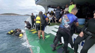 Ayvalıkta bin 500 yıllık Bizans batığı sportif dalışa açıldı