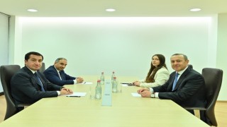 Azerbaycan Cumhurbaşkanı Yardımcısı Hacıyev, Ermenistan Güvenlik Konseyi Sekreteri Grigoryan görüştü