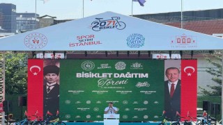 Bahçelievlerde 2 bin 71 çocuk bisiklet sevinci yaşadı