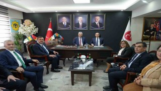 Bakan Bolattan MHP Gaziantep İl Başkanı Kılıça hayırlı olsun ziyareti