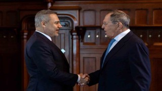 Bakan Fidan, Lavrov ile baş başa görüştü