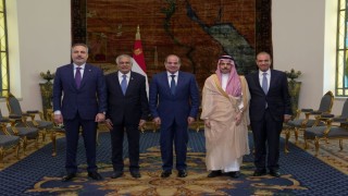 Bakan Fidan, Mısır Cumhurbaşkanı es-Sisi ile bir araya geldi