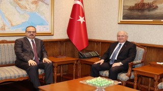 Bakan Güler, Ankara Valisi Canbolatı kabul etti