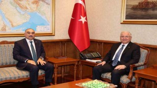 Bakan Güler, Azerbaycan Büyükelçisi Memmedovu kabul etti