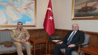 Bakan Güler, Irakın Ankara Askerî Ataşesini kabul etti