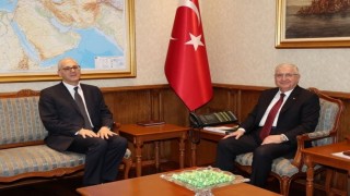 Bakan Güler, Mısır Büyükelçisi El Şeyhi kabul etti