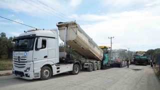 Balıkesirin dört bir yanında yollara Büyükşehir dokunuşu