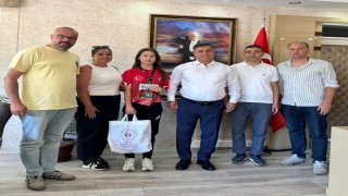 Balkan ikincisi milli sporcu Manisada da ödüllendirildi