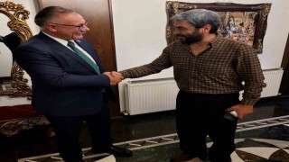 Başkan Arslandan Çırak dizisi setine ziyaret