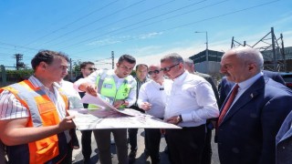 Başkan Büyükakın çalışmaları yerinde inceledi