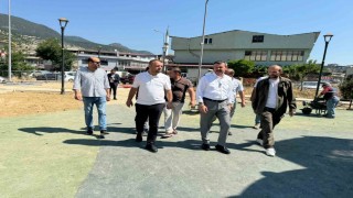 Başkan Çetinkaya yapımı süren tema parkları inceledi