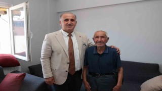 Başkan Kaya, şehit babalarını unutmadı