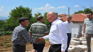 Başkan Kumral mahallelerde süren çalışmaları yerinde inceledi