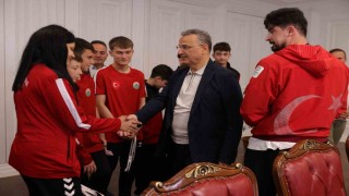 Başkan Kurnaz: Avrupa üçüncüsü olan sporcumuz bizleri gururlandırdı
